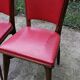 4 chaises art déco