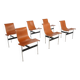 Vintage Italian T-Chairs from ICF De Padova, 1960s, Set of 6