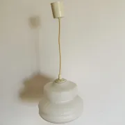 Vintage suspension in white opaline – Scandinavian design