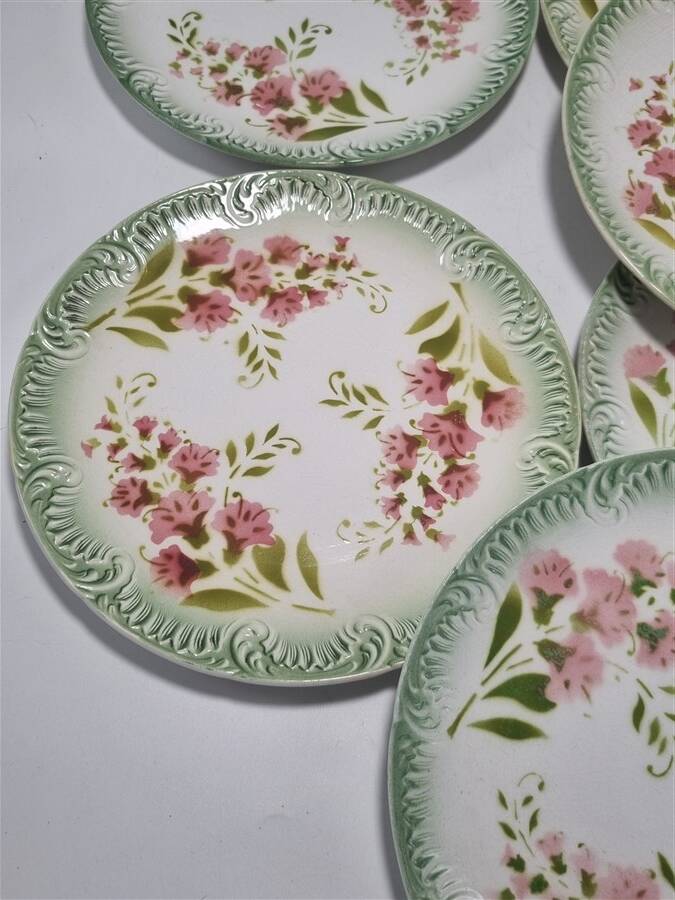 Digoin & Sarreguemines dessert plates