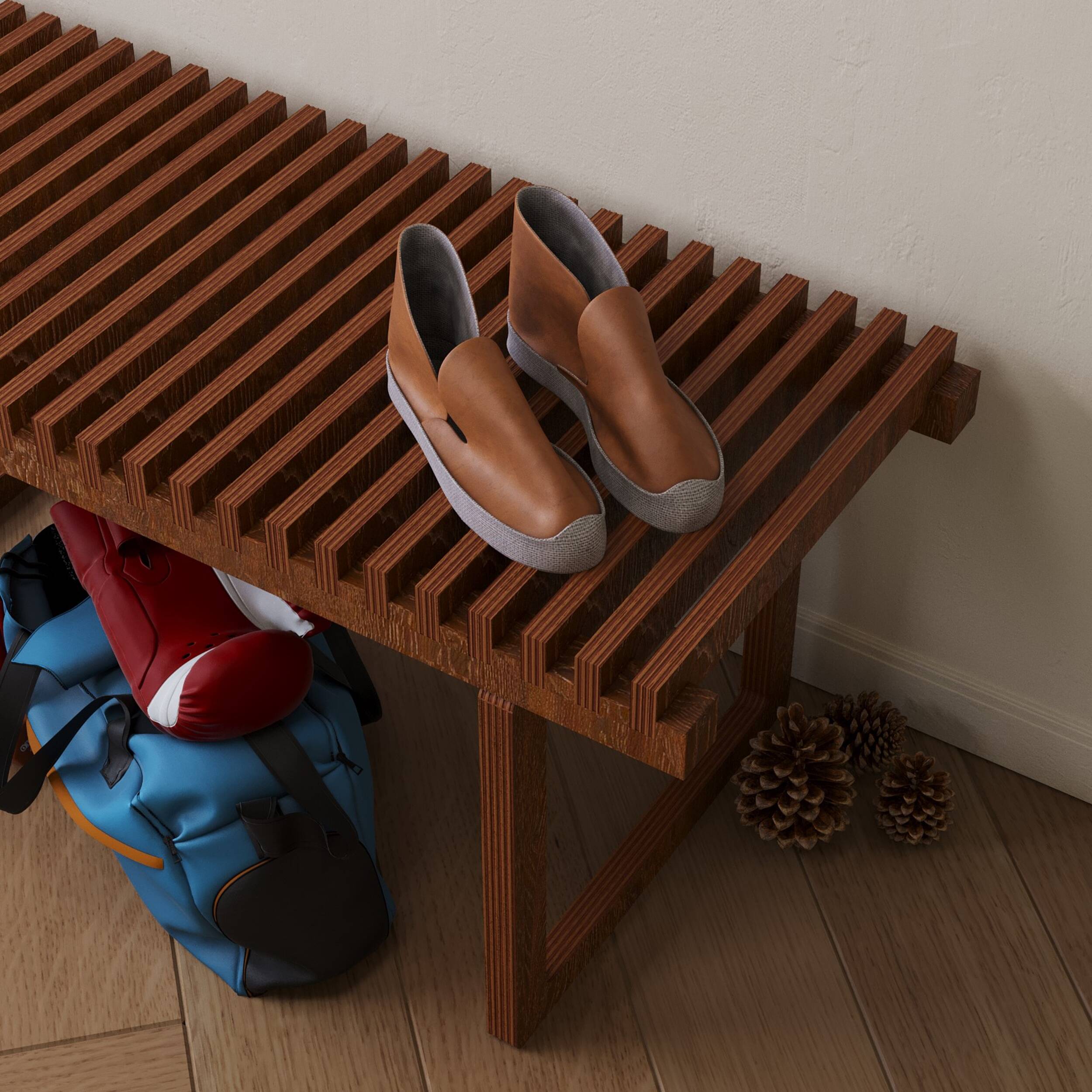 Handmade Contemporary Wood Benches
