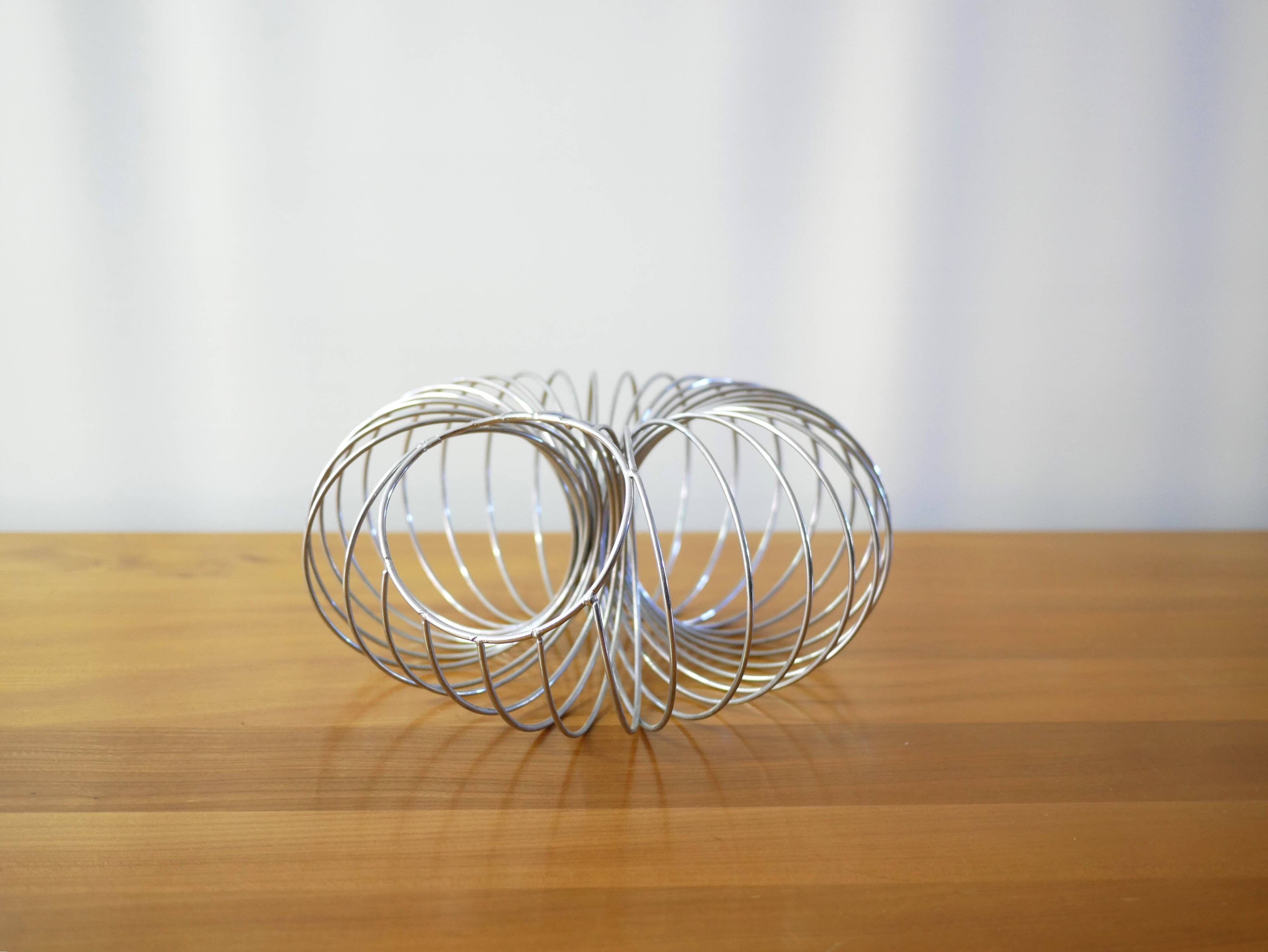 Vintage metal fruit basket