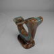 Antique double ceramic candlestick vintage candlestick