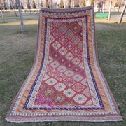 Tapis Kilim turc vintage tissé main