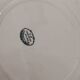 Set of 4 flat plates terre de fer ec Salins Louis XVI garlands