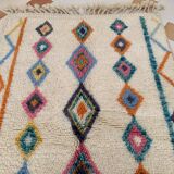 Colorful hand-woven Berber rug, size 150 x 250 cm