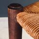 Brutalist Bar Stool from Charles Dudouyt, France, 1940s