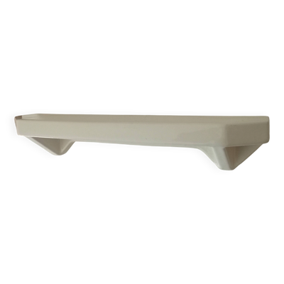 Étagère tablette murale ancienne Lyon Vaise art déco 1930 en céramique