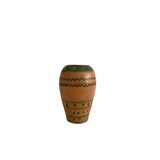 Glazed terracotta vase
