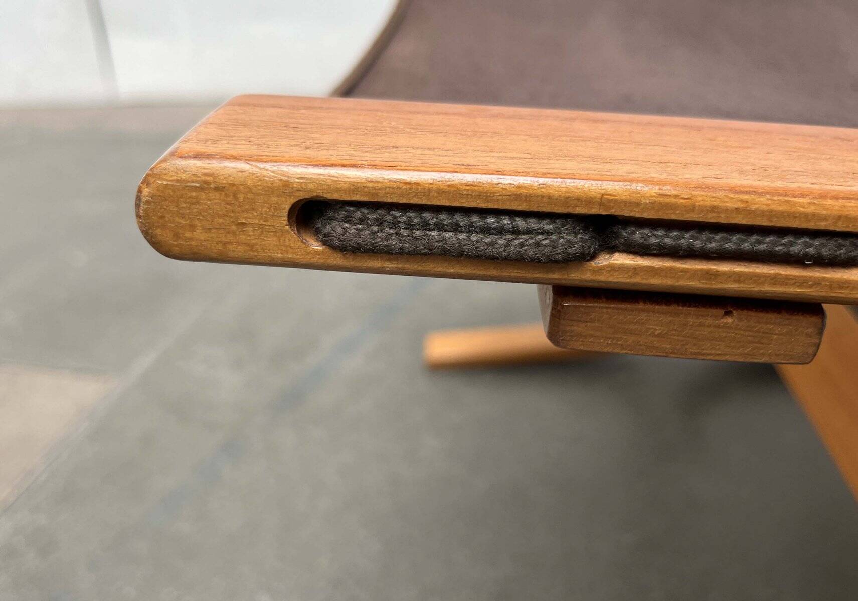 Modern Mid-Century Norwegian Siesta Pouf in Leather by Ingmar Relling for Westnofa, 1960s