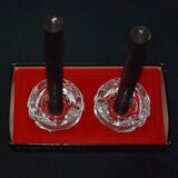 Set of 2 Arques crystal tealight holders - Royal Collection