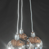 Suspension 3 chrome globes
