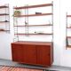 Nisse String shelf in teak, retro vintage style from the 60s-70s.