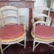 Ancienne paire de fauteuils provençal Louis XVl