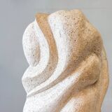 1980s Belgian sandstone sculpture