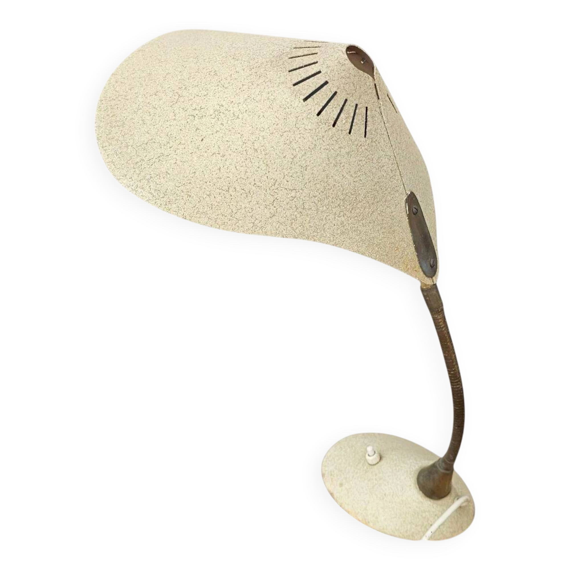 Beautiful rare German table lamp Cobra by Cosack Leuchten 1950s