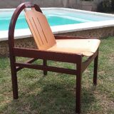 Ensemble salon Baumann - 4 fauteuils et 1 table - Vintage