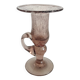 Vintage Biot bubble-blown glass candlestick
