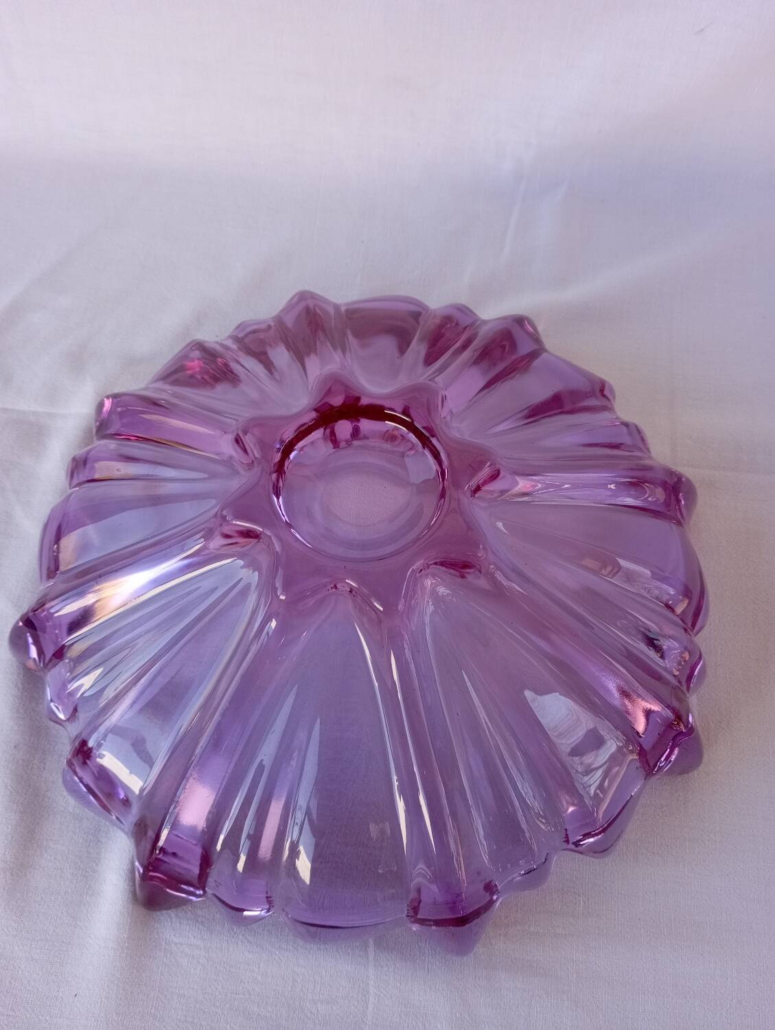 Crystal fruit bowl