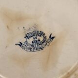 Antique Gien plate "Views of the East" – Ironstone