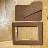 Vintage beveled mirror frame