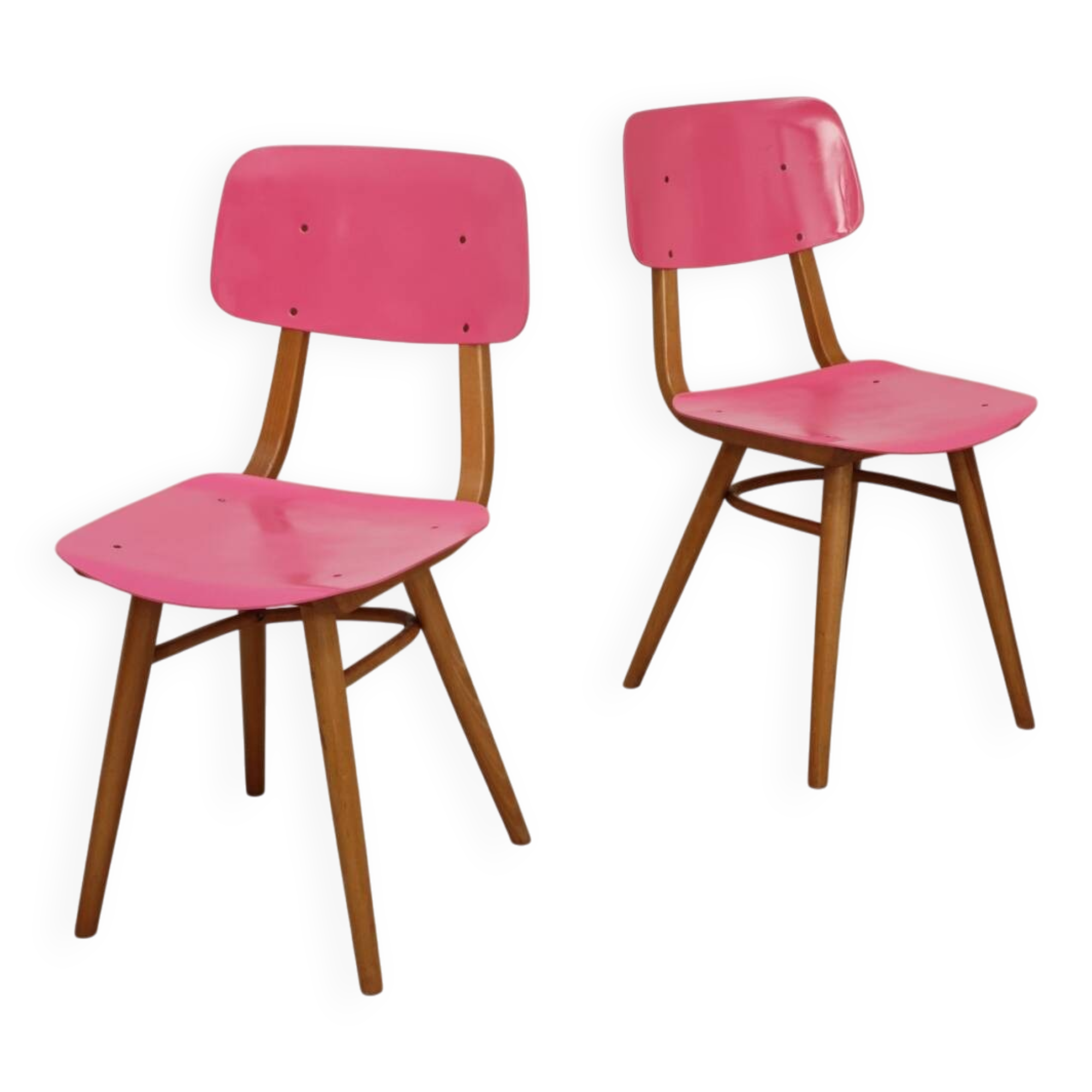 Pair of chairs by Ton Bystrice "Thonet"