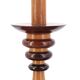 Totem wooden lamp, 70s