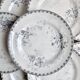 8 assiettes plates - Terre de fer - Choisy-le-roi