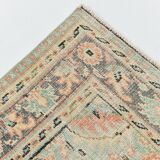 Vintage Salmon & Beige Classic Turkish Rug, 185x291Cm