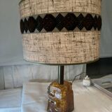 vintage fractal resin lamp 60s/70s