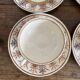 Tea cups and saucers in Sarreguemines ironstone "Derby"