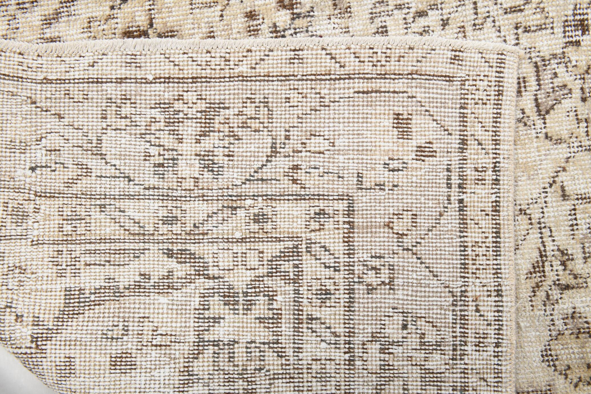 5x9 Rug For Bedroom Brown & Beige Pastel Persian Rug, 170x274Cm SK 5461