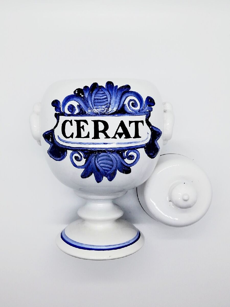 Pharmacy pot, cerat apothecary jar