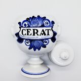 Pharmacy pot, cerat apothecary jar