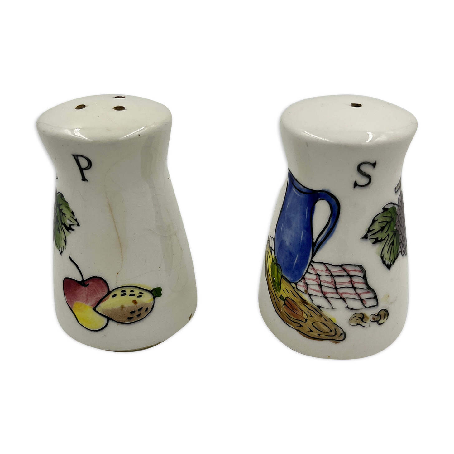 Salière et poivrier en céramique