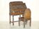 Bureau chinois sculpté à la main vers 1940 avec fauteuil assorti