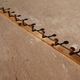 School wall coat - solid wooden rail of 10 patères