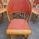 Set of 7 Parisian bistro / café chairs from the 1930s