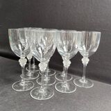 9 verres à porto cristal – Goût Lalique