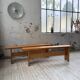 Paire de bancs en pin Charlotte Perriand Les arcs