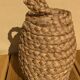 Old straw basket