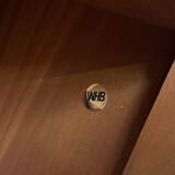 60s 70s teak shelf wall shelf WHB Germany string shelf Danish design