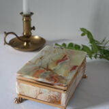 Alabaster jewelry box