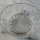 Cut glass bowl with oval pattern 11cm