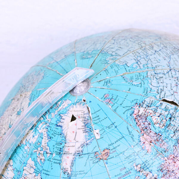 Globe terrestre lumineux, JRO Globus, 1960