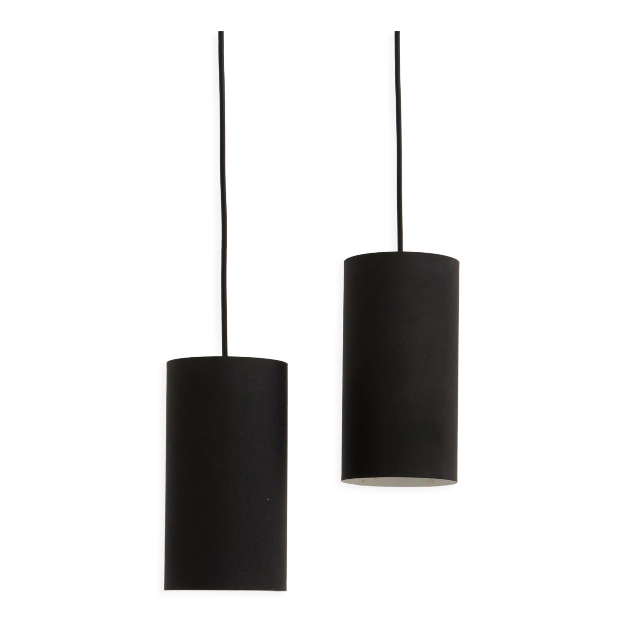 Set of 2 hanging lamps philips model nt 48 design by argenta, 1960