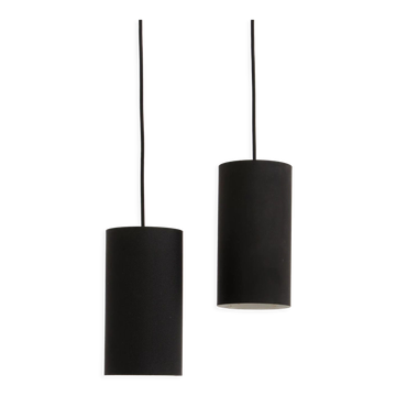 Set of 2 hanging lamps philips model nt 48 design by argenta, 1960