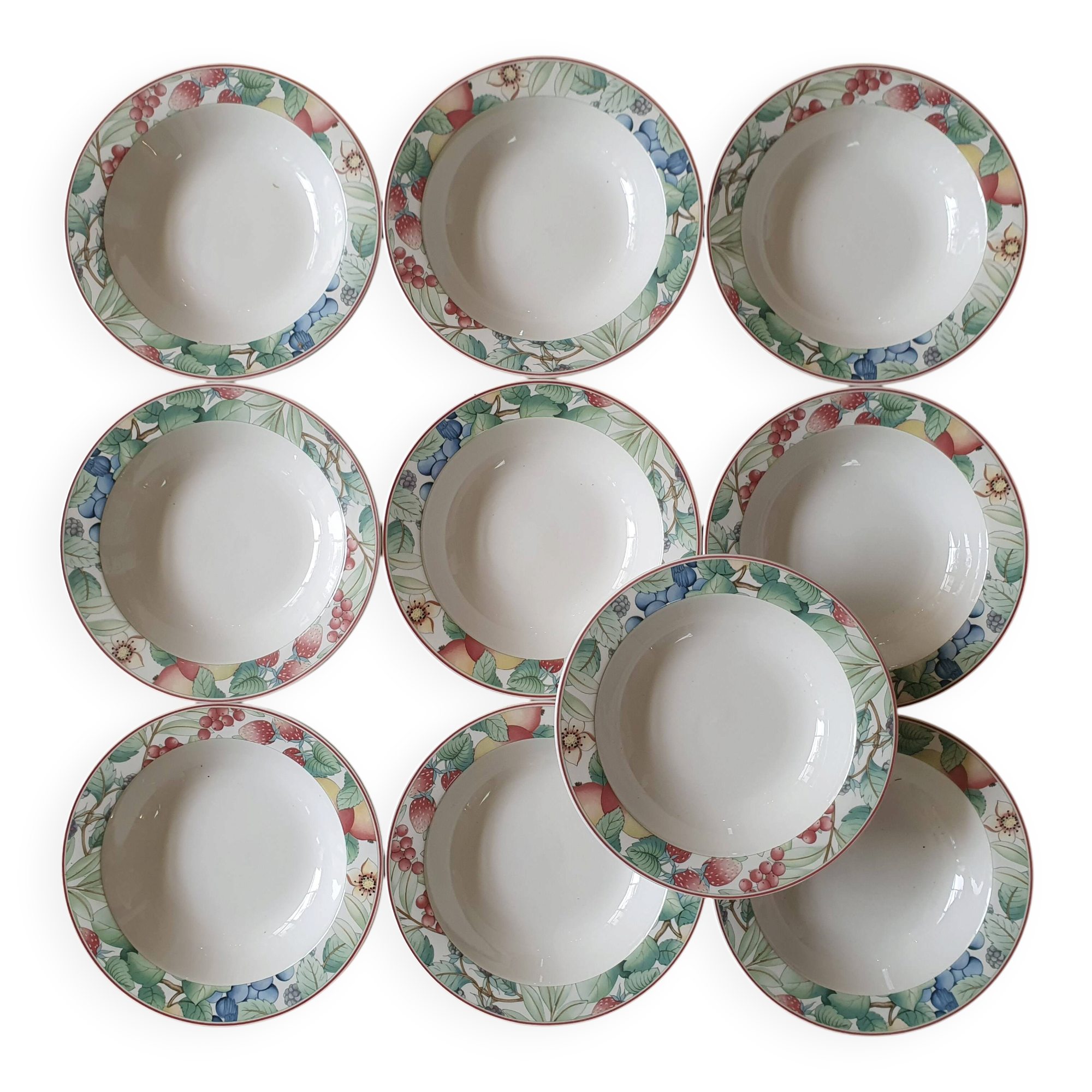 10 deep plates Villeroy and Boch Catalina