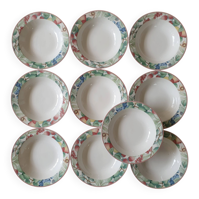 10 assiettes creuses Villeroy et Boch Catalina