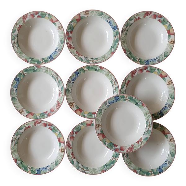 10 assiettes creuses Villeroy et Boch Catalina